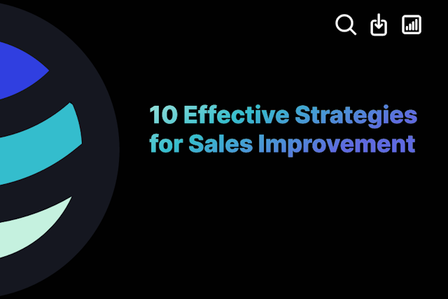 10 Effective Strategies for Sales Improvement
