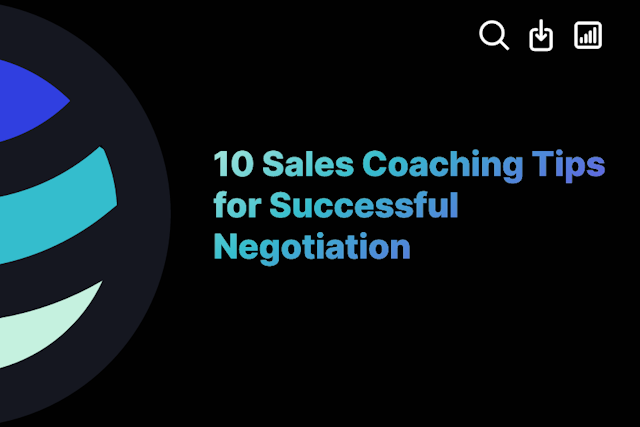 10 Sales Coaching Tips for Successful Negotiation