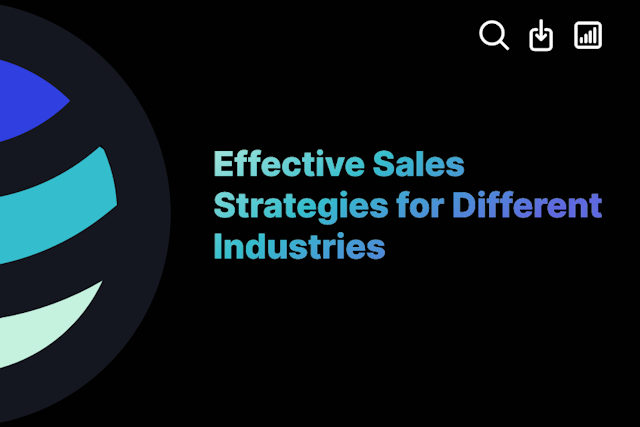 Effective Sales Strategies for Different Industries