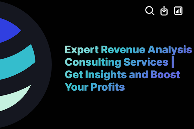 Expert Revenue Analysis Consulting Services | Get Insights and Boost Your Profits