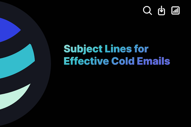 Subject Lines for Effective Cold Emails