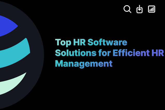 Top HR Software Solutions for Efficient HR Management