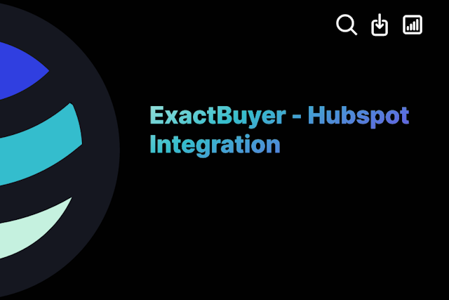 ExactBuyer - Hubspot Integration